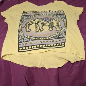 Oversized elephant blouse